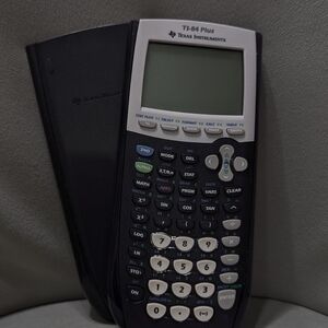Texas Instruments TI-84 Plus Black and White Calculator